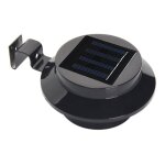 Lot de 2 lampes solaires  induction pour clture et balustrade 3 led pour extrieur