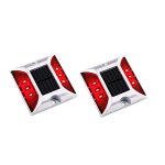 Lot de 2 lumi�res solaires pour jardin et quai ? lampes �tanches ip67 pour all�e, escalier et pont avec ...