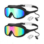 Lot de 2 lunettes de natation seago antibu�e et anti - uv, grand angle de vue, pour enfants de 3 � 14 ...