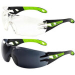 Lot de 2 lunettes de s�curit�, lunettes de protection, lunettes de s�curit� l�g�res pour int�rieur / ...