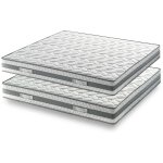 Lot de 2 matelas 80x200 à mémoire de forme - 21 cm - ferme + extrmement durable + 2 protèges matelas ... Lot de 2 matelas 80x200 à mémoire de forme - 21 cm - ferme + extrmement durable + 2 protèges matelas ...