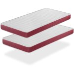 Lot de 2 matelas en mousse 70x190 epaisseur 14 cm dogo sonho