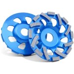 Lot de 2 meules diamant�es 125 mm pour b�ton, pierre, pierre naturelle, colle � carrelage, ma�onnerie, ...