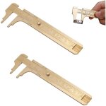 Lot de 2 mini pieds à coulisse en laiton - pied à coulisse analogique - caliper - pied à coulisse en ... Lot de 2 mini pieds à coulisse en laiton - pied à coulisse analogique - caliper - pied à coulisse en ...