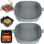 Lot de 2 moules en silicone pour friteuse � air cosori, r�utilisables et antiadh�sifs