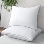 Freosen ? lot de 2 oreillers volumineux 50x70 cm ? garnissage en microfibre ? enveloppe en polyester ...