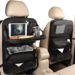 Lot de 2 organisateurs de si�ge arri�re de voiture pour enfants, avec table pliante, protection de dossier ...