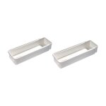 Lot de 2 organisateur de tiroir, boite rangement tiroir plastique pour cuisine, bureau, organisateur ...