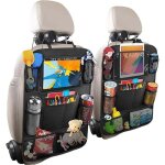 Lot de 2 organiseurs de si�ge arri�re de voiture avec 9 poches de rangement pour tablette ipad 10 pouces, ...