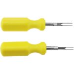 Lot de 2 outils de d�montage de bornes de voiture, connecteurs de fils de 2 mm et 3 mm, extracteur de ...