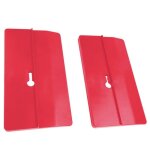 Lot de 2 outils rouges pour pose de plaques de pl�tre, fixation sur plafonds inclin�s et murs, rep�rage ...