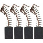 Lot de 2 paires de balais de charbon pour moteur 12 x 8 x 5 mm compatibles avec meuleuse d'angle ws125 ...