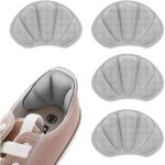Lot de 2 paires de coussinets de talon �pais pour chaussures (couleur gris) - semelles arri�re - anti ...