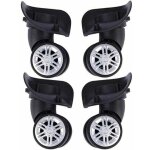 Lot de 2 paires de roues de rechange pour valise, roues universelles, kit d'accessoires de r�paration ...