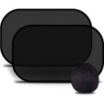 Lot de 2 pare - soleil pour poussette, taille 50x30cm, protection uv / chaleur extra profonde, pare - ...