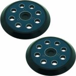 Lot de 2 patins abrasifs pour ponceuse orbitale 8 trous 125 mm compatible avec makita m9204 bo5030 bo5031 ...