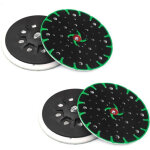Lot de 2 patin de pon�age 150 mm, filetage de raccordement m8 - 49 trous avec vis avec fonction d�poussi�rage, ...