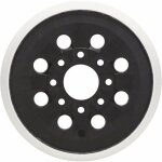 Lot de 2 patins de ponceuse de rechange  8 trous de 12, 7 cm, compatibles avec bosch gex 125 - 1 ae, ...