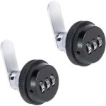 Lot de 2 pcs (noir)3 code � chiffres combinaison serrure � came serrure armoire 19x30mm serrure � code ...