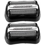 Lot de 2 pi�ces de rechange pour rasoir braun s�rie 3 32b, grille et couteaux de rechange