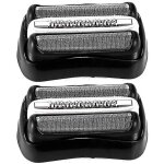 Lot de 2 pi�ces de rechange pour rasoir braun s�rie 3 32b, grille et couteaux de rechange