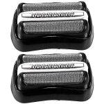 Lot de 2 pi�ces de rechange pour rasoir braun s�rie 3 32b, grille et couteaux de rechange