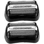 Lot de 2 pi�ces de rechange pour rasoir braun s�rie 3 32b, grille et couteaux de rechange