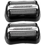 Lot de 2 pices de rechange pour rasoir braun srie 3 32b, grille et couteaux de rechange