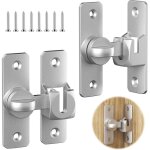 Lot de 2 pi�ces serrure de fermeture verrou porte coulissante porte coulissante fermeture porte loquet ...