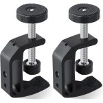 Lot de 2 pinces en c en alliage d'aluminium universelle serre - joint de table pinces en c robustes pour ...