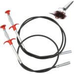 Lot de 2 pince pour deboucher evier canalisation, pince � lot pince griffes flexible, flexible � griffe ...