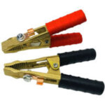 Lot de 2 pinces de d�marrage en laiton 250b ? identification facile rouge et noire ? conductivit� optimale ...