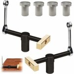 Lot de 2 pinces etau de table menuisier, serres - joints rapide etabli, clip de bureau rglable avec ...
