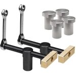 Lot de 2 pinces etau de table menuisier , serres - joints rapide etabli , clip de bureau rglable avec ...