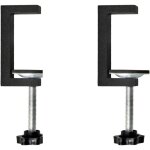 Lot de 2 pinces g pour le travail du bois, vis r�glable, petites pinces de table universelles, pinces ...