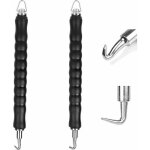 Lot de 2 pinces � ligaturer les fils de 30 cm, pinces � ligaturer automatiques, crochets droits et courbes, ...