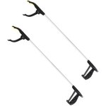 Lot de 2 pinces de pr�hension en aluminium noir fackelmann