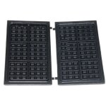 Lot de 2 plaques a gaufrette pour gaufrier tefal ts01036040