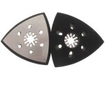 Lot de 2 plaques de pon�age triangulaires avec 6 trous 93 mm patin ponceuse triangulaire accessoires ...