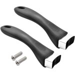 Lot de 2 poign�es de casserole en bak�lite anti br�lure avec vis pour casserole de cuisine de type a ...