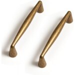 Lot de 2 poign�e de meuble 96 mm ? poign�es vintage en laiton antique, tiroir et placard, style classique ...