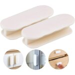 Lot de 2 poign�es de porte de balcon, poign�es de porte autocollantes, poign�es d'armoire, porte de balcon, ...