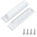 Lot de 2 poign�es de porte de balcon ext�rieures en alliage d'aluminium avec vis en acier inoxydable ...