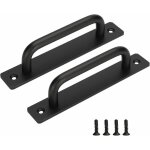 Lot de 2 poign�e porte coulissante poign�e de porte noire poignee de meuble cuisine noir matte poign�e ...