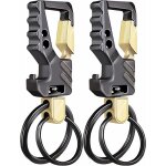 Lot de 2 porte - cls edc, porte - cls, dcapsuleur, porte - cls de voiture, porte - cls tactique, ...