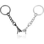 Lot de 2 porte - cl�s de promesse - cadeau id�al pour les couples - cadeau id�al pour votre meilleure ...