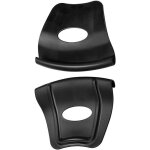 Lot de 2 protections de jante de pneu de moto noir / rouge 14 x 10, 79 cm