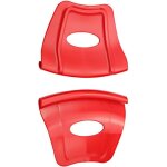 Lot de 2 protections de jante de pneu de moto rouge 14 x 10, 79 cm Lot de 2 protections de jante de pneu de moto rouge 14 x 10, 79 cm