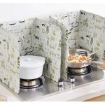 Lot de 2 protections murales pliables anti - �claboussures pour cuisini�re � gaz, plaque de cuisson et ...