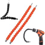 Lot de 2 rallonges flexibles pour tournevis, embouts d'arbre d'entra�nement � connexion rapide, 295 mm ...